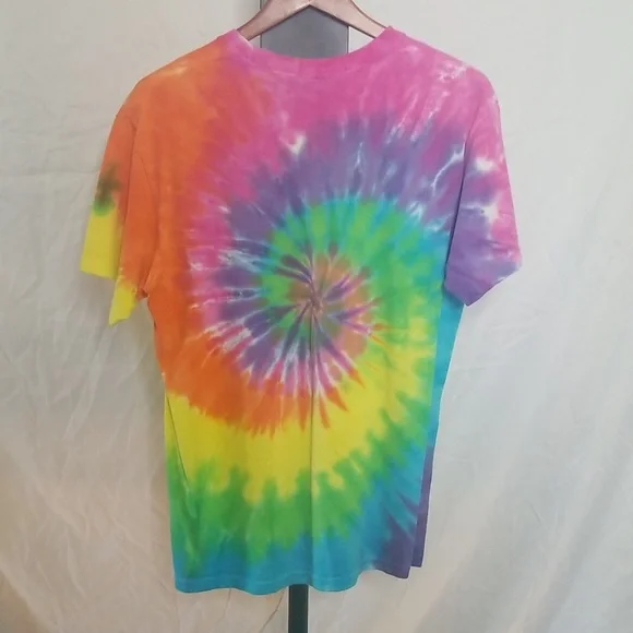 Grateful Dead Band Tee, Tie Dye Liquid Blue Tee, Size Medium - Picture 3 of 4